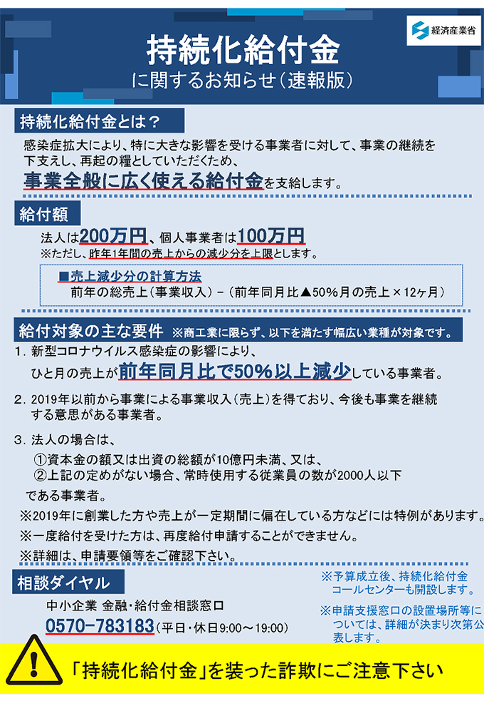 持続化給付金