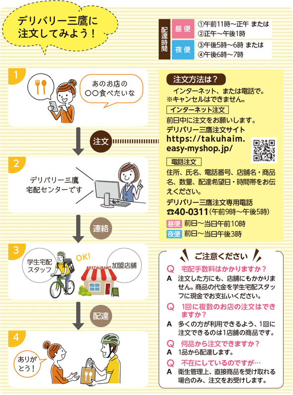 デリバリー三鷹